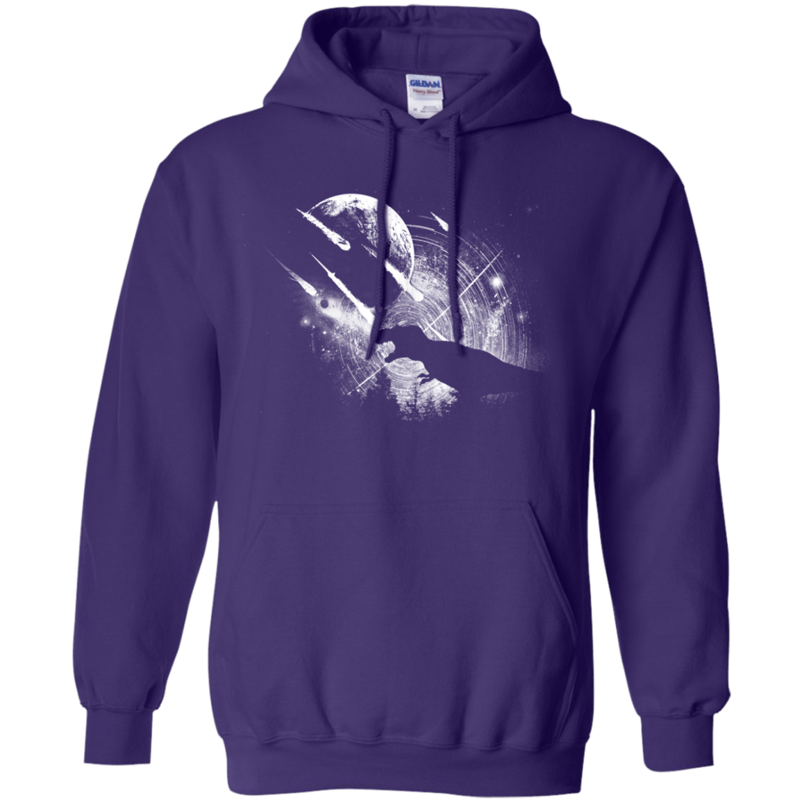 Sweatshirts Purple / Small Dino death Pullover Hoodie