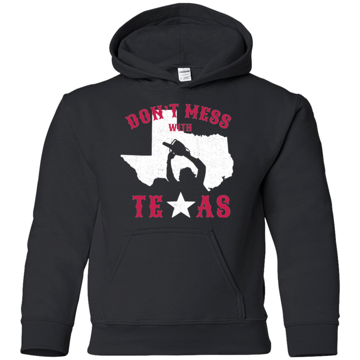 Sweatshirts Black / YS Dont Mess With Texas Youth Hoodie