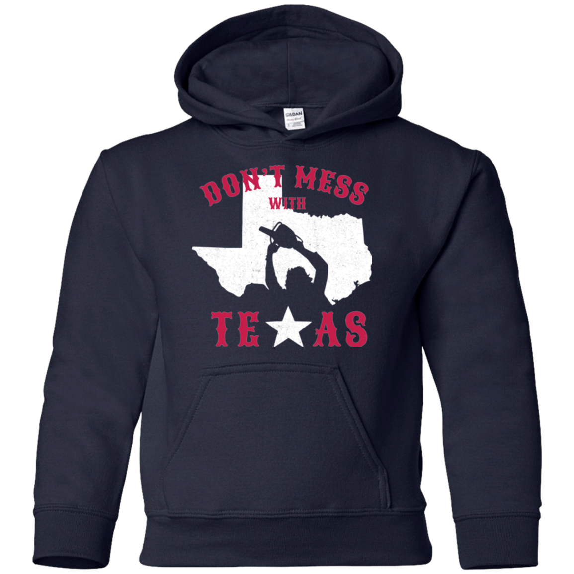 Sweatshirts Navy / YS Dont Mess With Texas Youth Hoodie