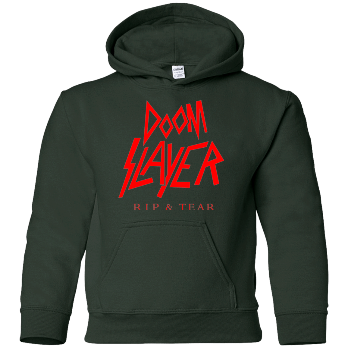 Sweatshirts Forest Green / YS Doom Slayer Youth Hoodie