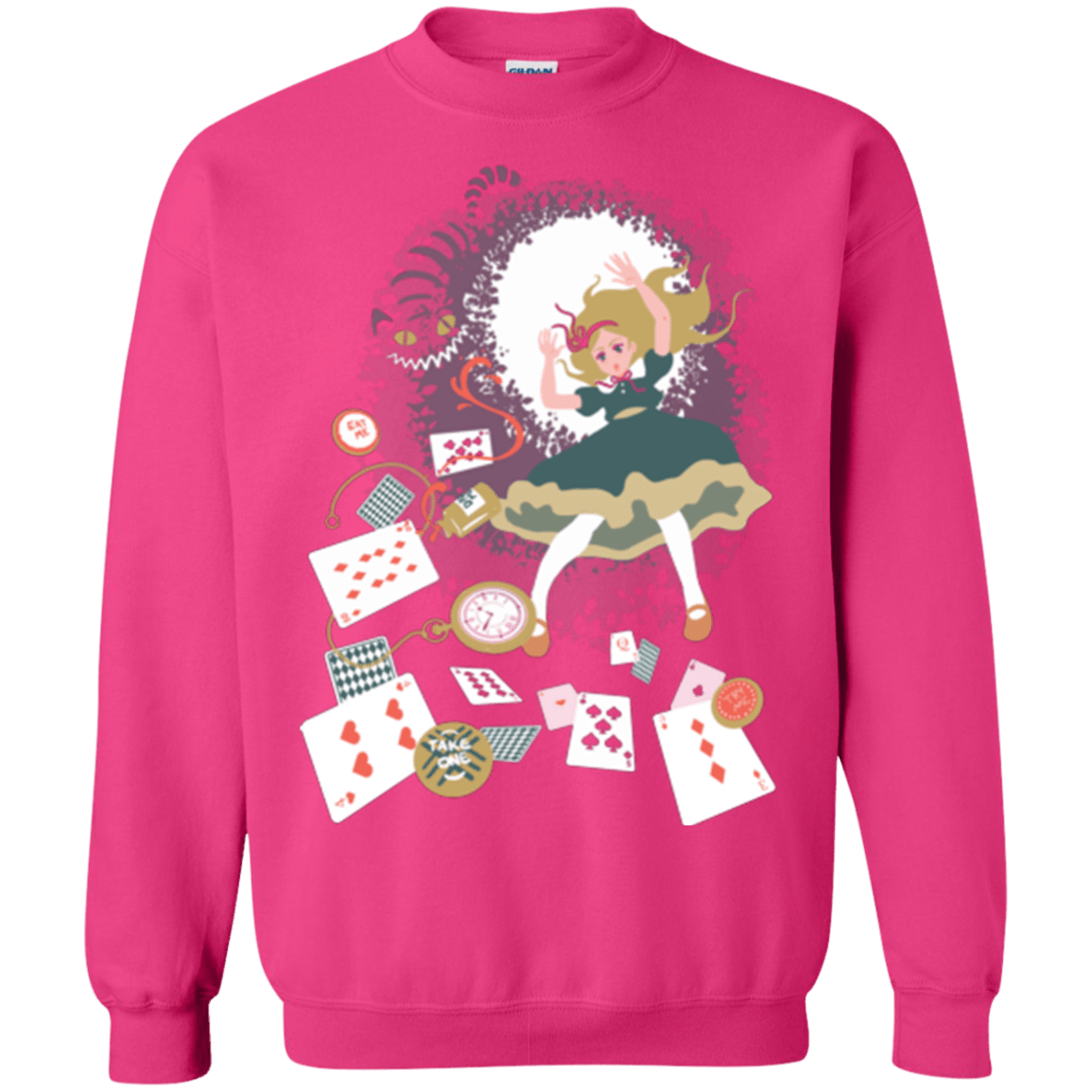 Sweatshirts Heliconia / Small Down the rabbit hole Crewneck Sweatshirt