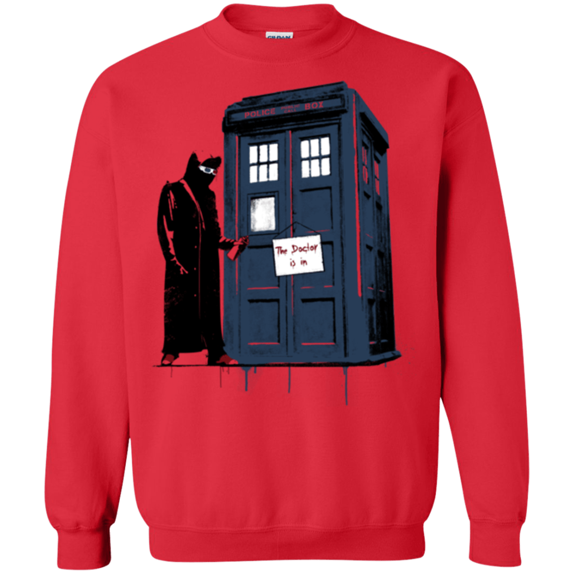 Sweatshirts Red / Small DR Banksy 10 Crewneck Sweatshirt