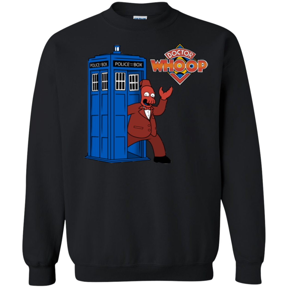 Sweatshirts Black / Small Dr. Whoop Crewneck Sweatshirt