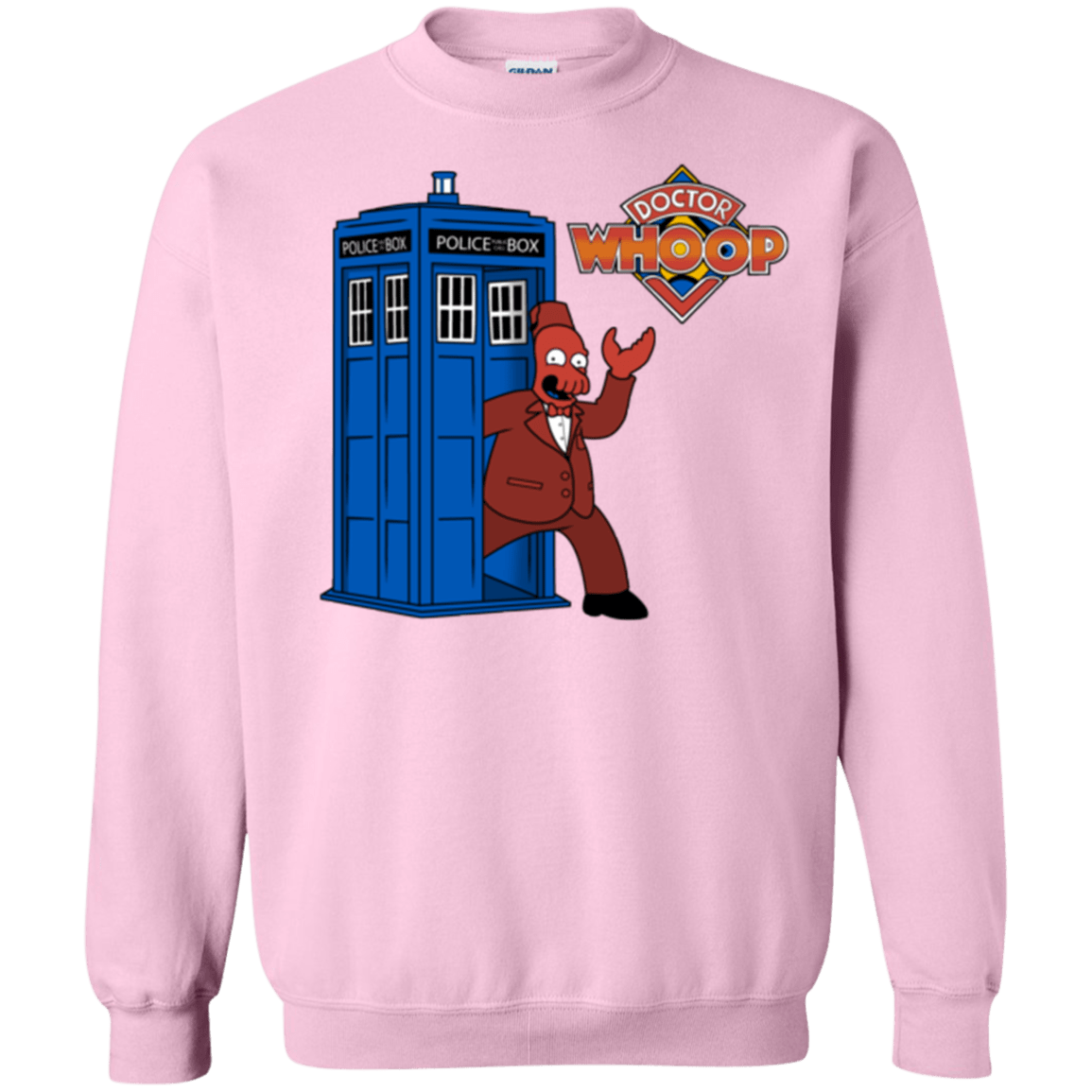 Sweatshirts Light Pink / Small Dr. Whoop Crewneck Sweatshirt