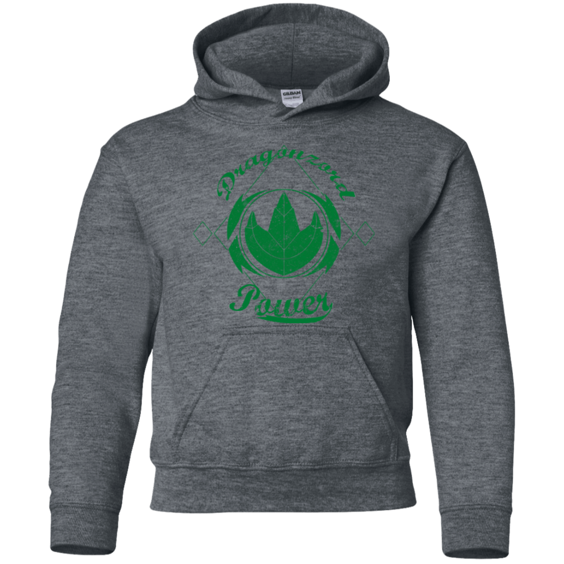 Sweatshirts Dark Heather / YS Dragonzord Power Youth Hoodie