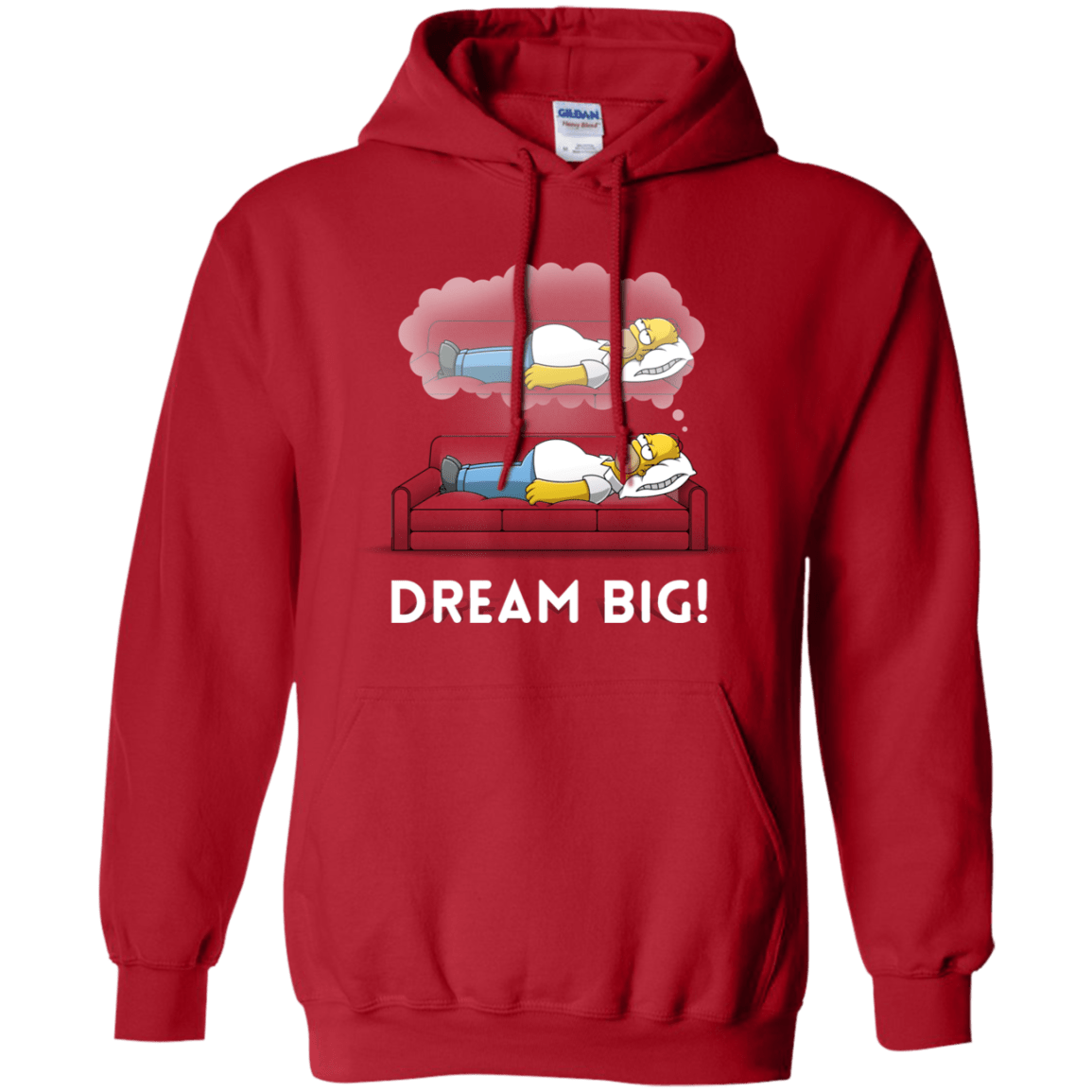 Sweatshirts Red / S Dream Big! Pullover Hoodie