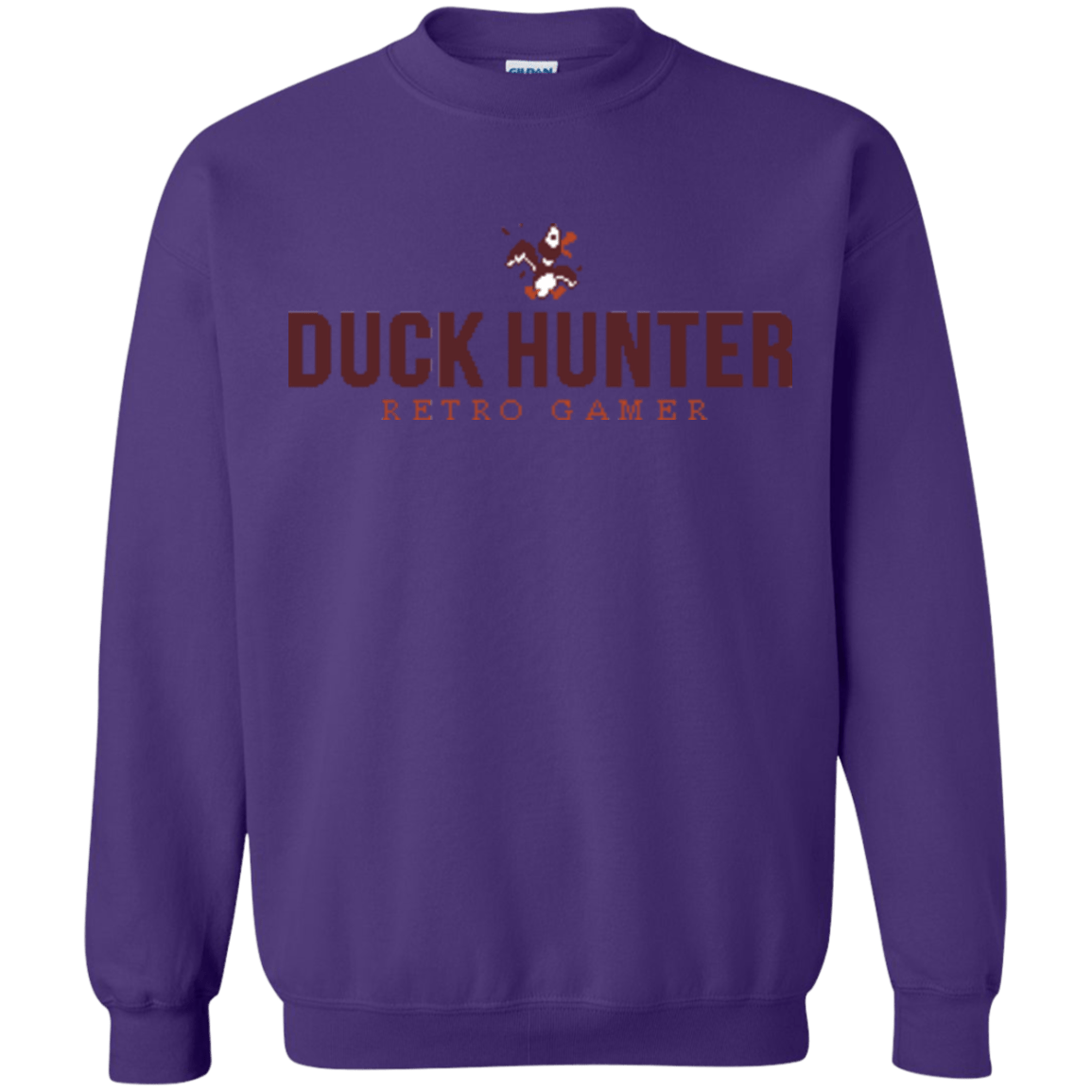 Sweatshirts Purple / Small Duck hunter Crewneck Sweatshirt