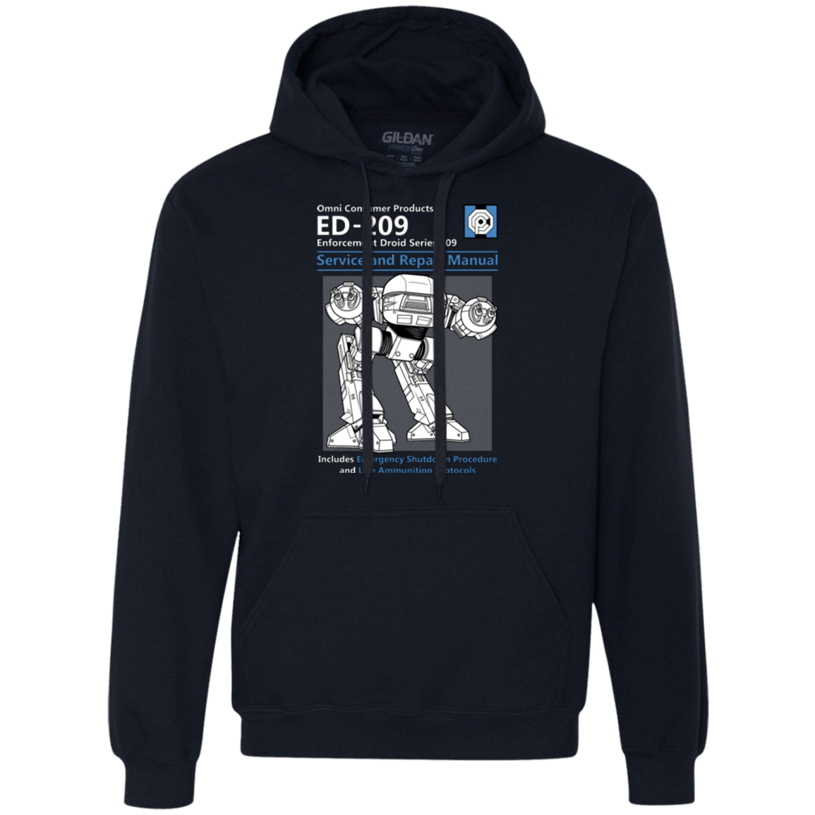 Sweatshirts Navy / Small ED209 SERVICE & REPAIR MANUAL Premium Fleece Hoodie