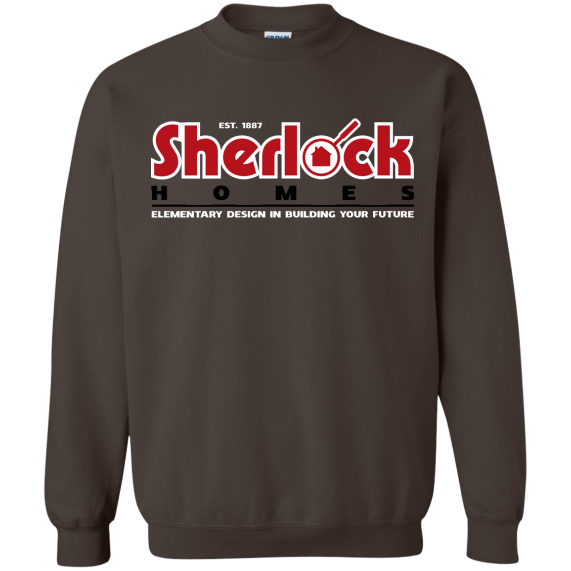 Sweatshirts Dark Chocolate / Small Elementary Design Crewneck Sweatshirt