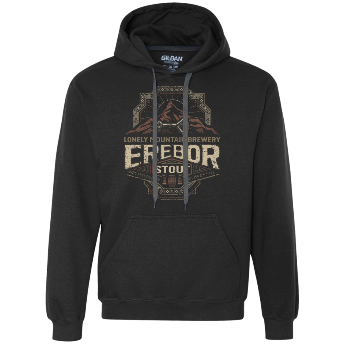 Sweatshirts Black / Small Erebor Stout Premium Fleece Hoodie