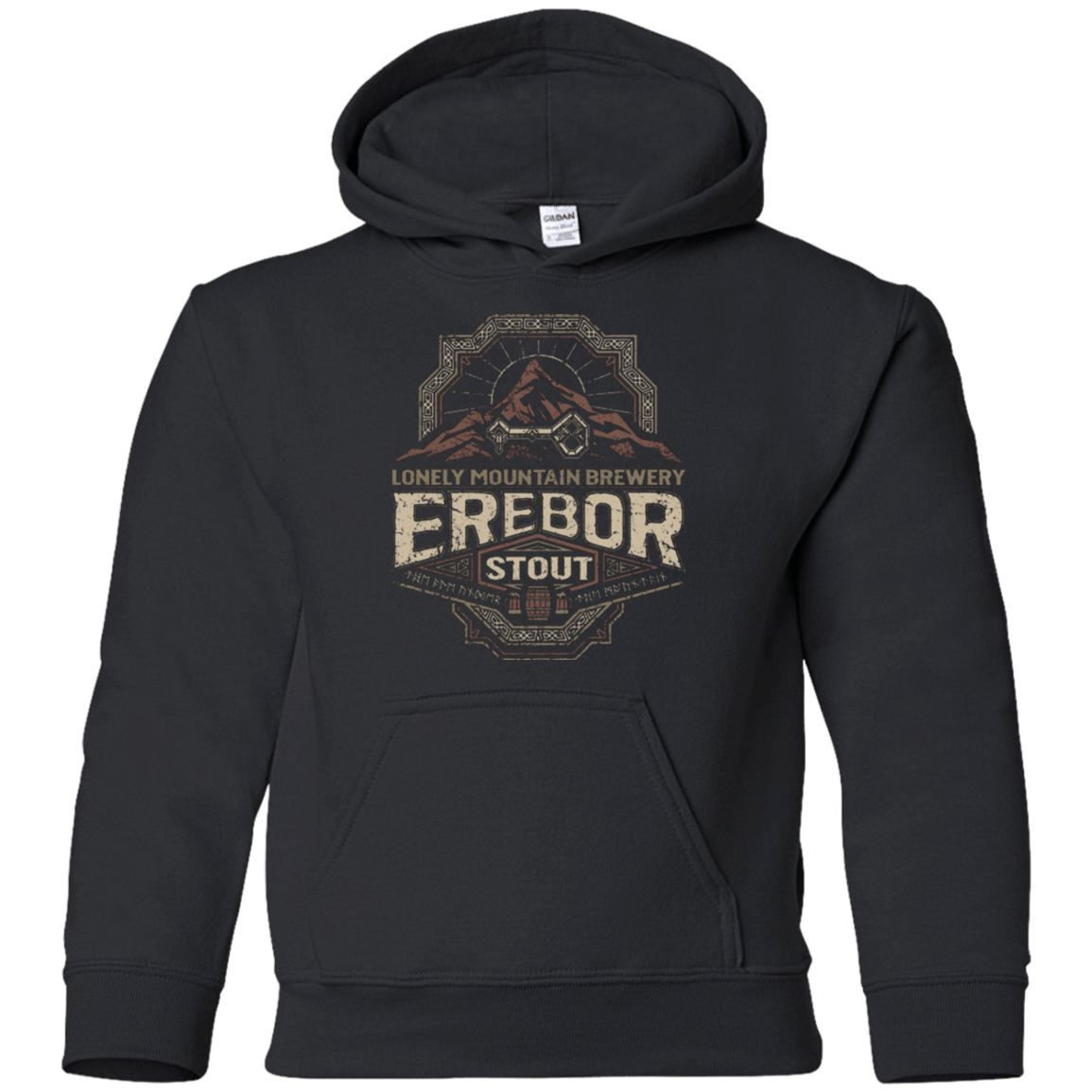 Sweatshirts Black / YS Erebor Stout Youth Hoodie