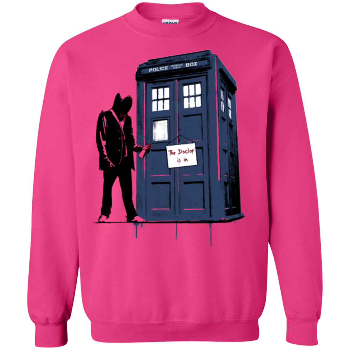 Sweatshirts Heliconia / Small Exit Through Tardis Crewneck Sweatshirt