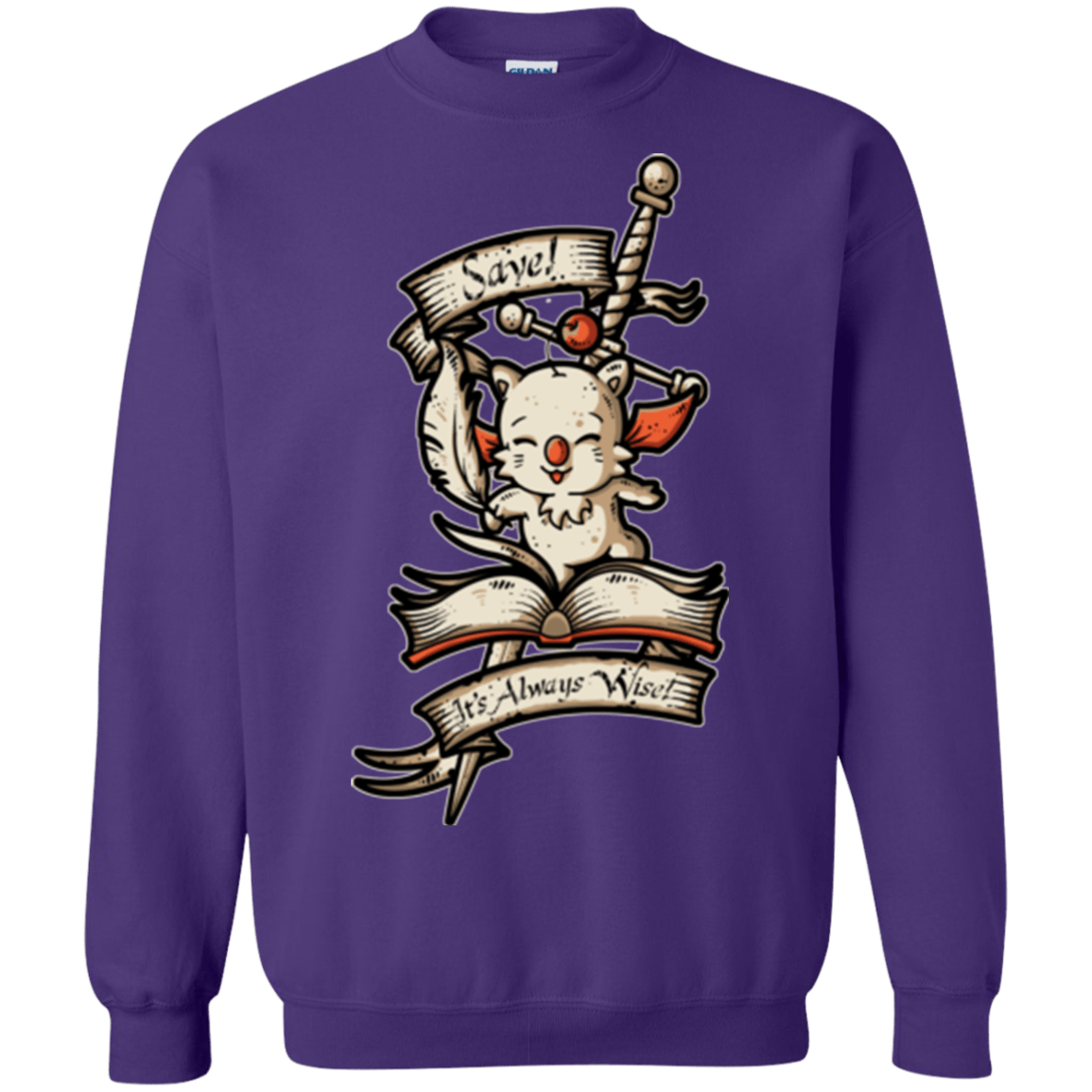 Sweatshirts Purple / Small FANTASY SAVE POINT Crewneck Sweatshirt