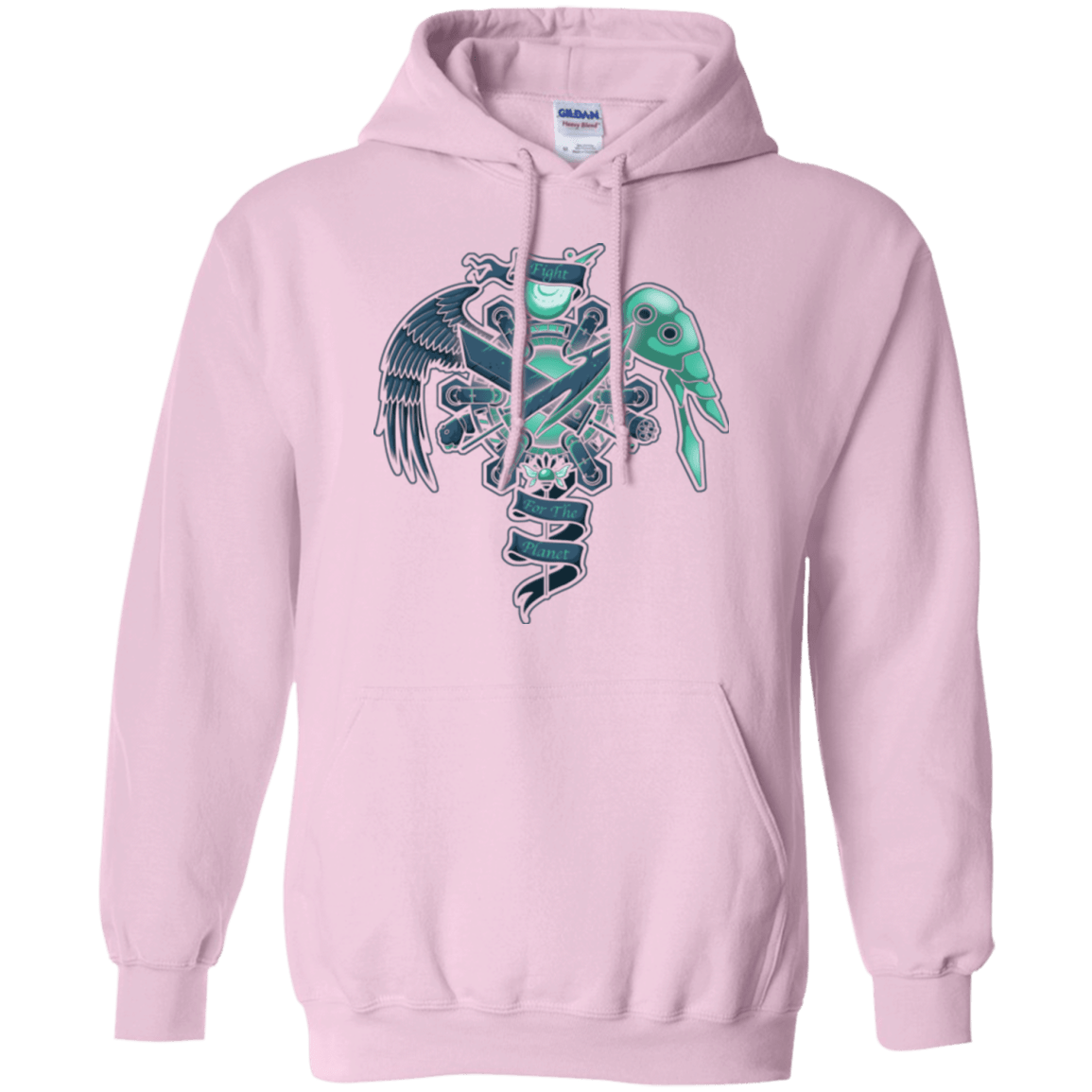 Sweatshirts Light Pink / Small FIGHT FOR THE PLANET Pullover Hoodie