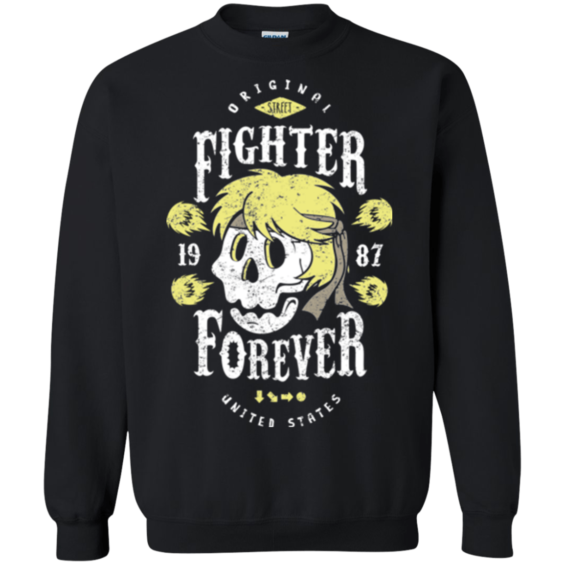 Sweatshirts Black / Small Fighter Forever Ken Crewneck Sweatshirt