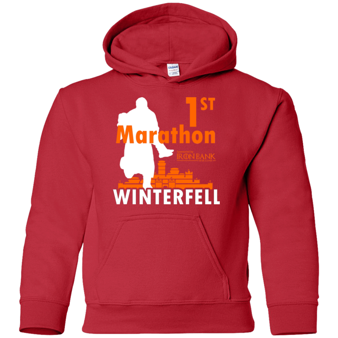 Sweatshirts Red / YS First marathon Youth Hoodie