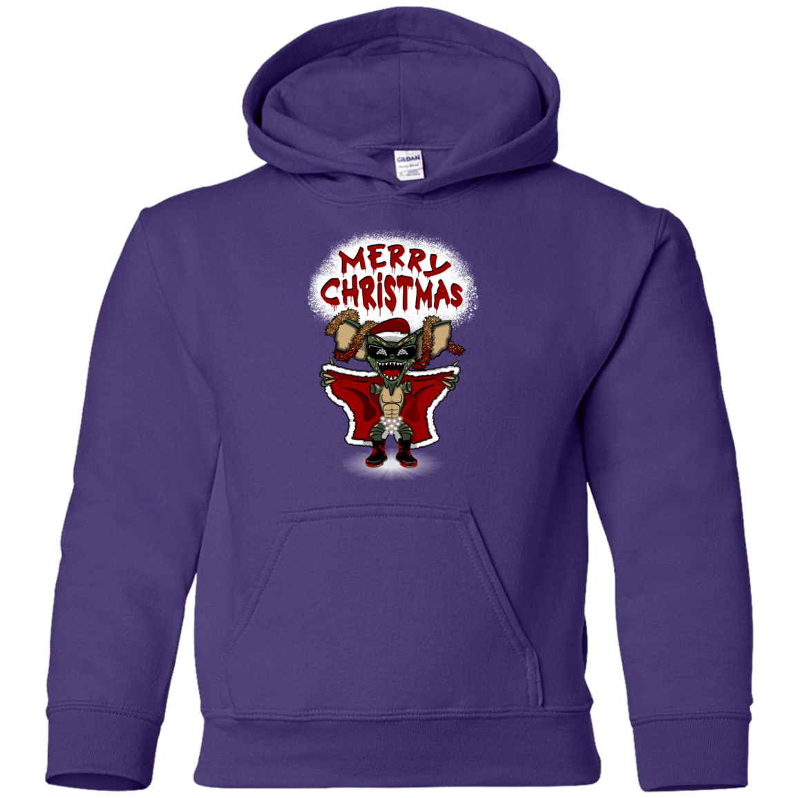 Sweatshirts Purple / YS Flashing Through The Snow Youth Hoodie