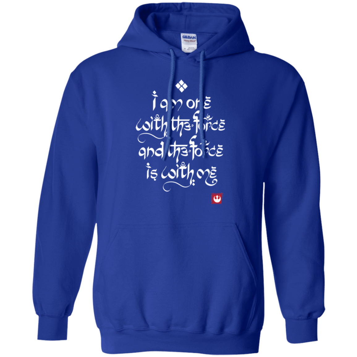 Sweatshirts Royal / Small Force Mantra White Pullover Hoodie