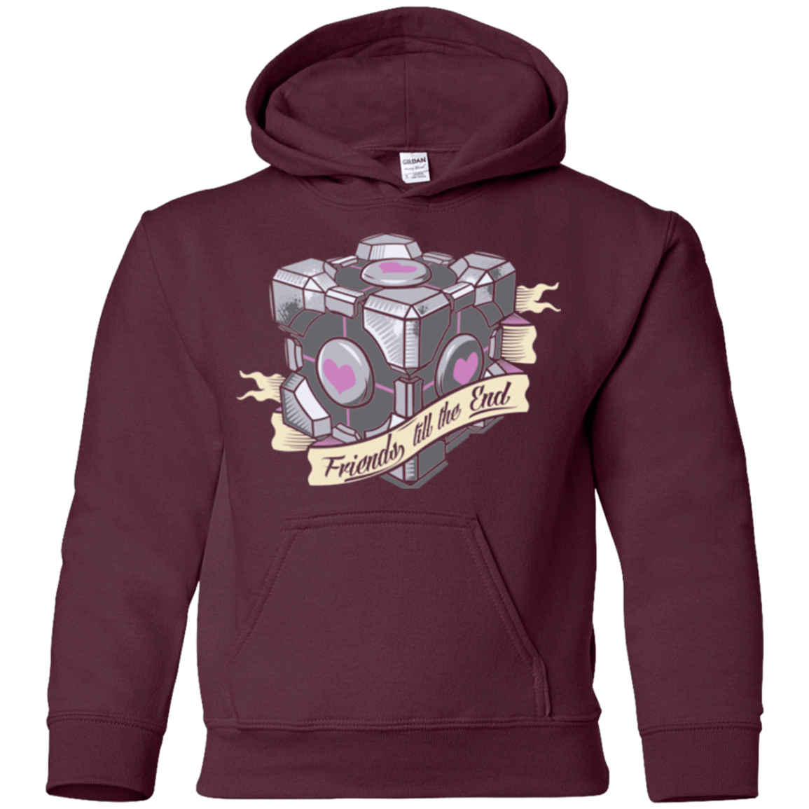 Sweatshirts Maroon / YS Friends till the End Youth Hoodie