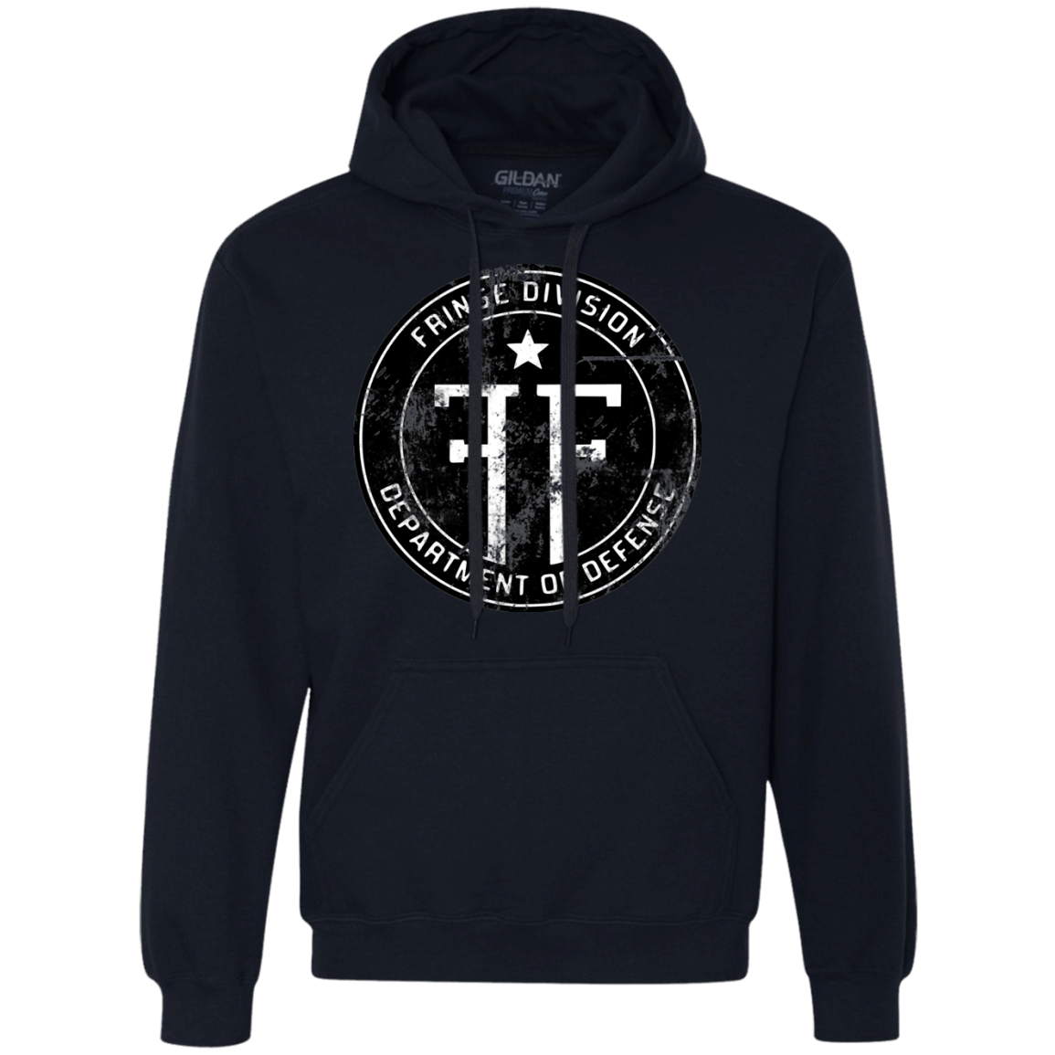 Sweatshirts Navy / Small Fringe Logo Vintage Premium Fleece Hoodie