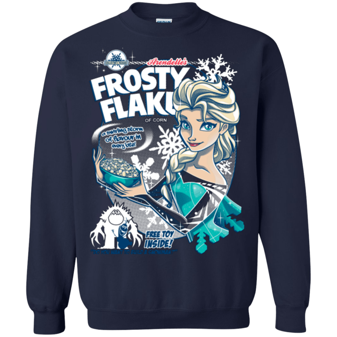 Sweatshirts Navy / Small Frosty Flakes Crewneck Sweatshirt