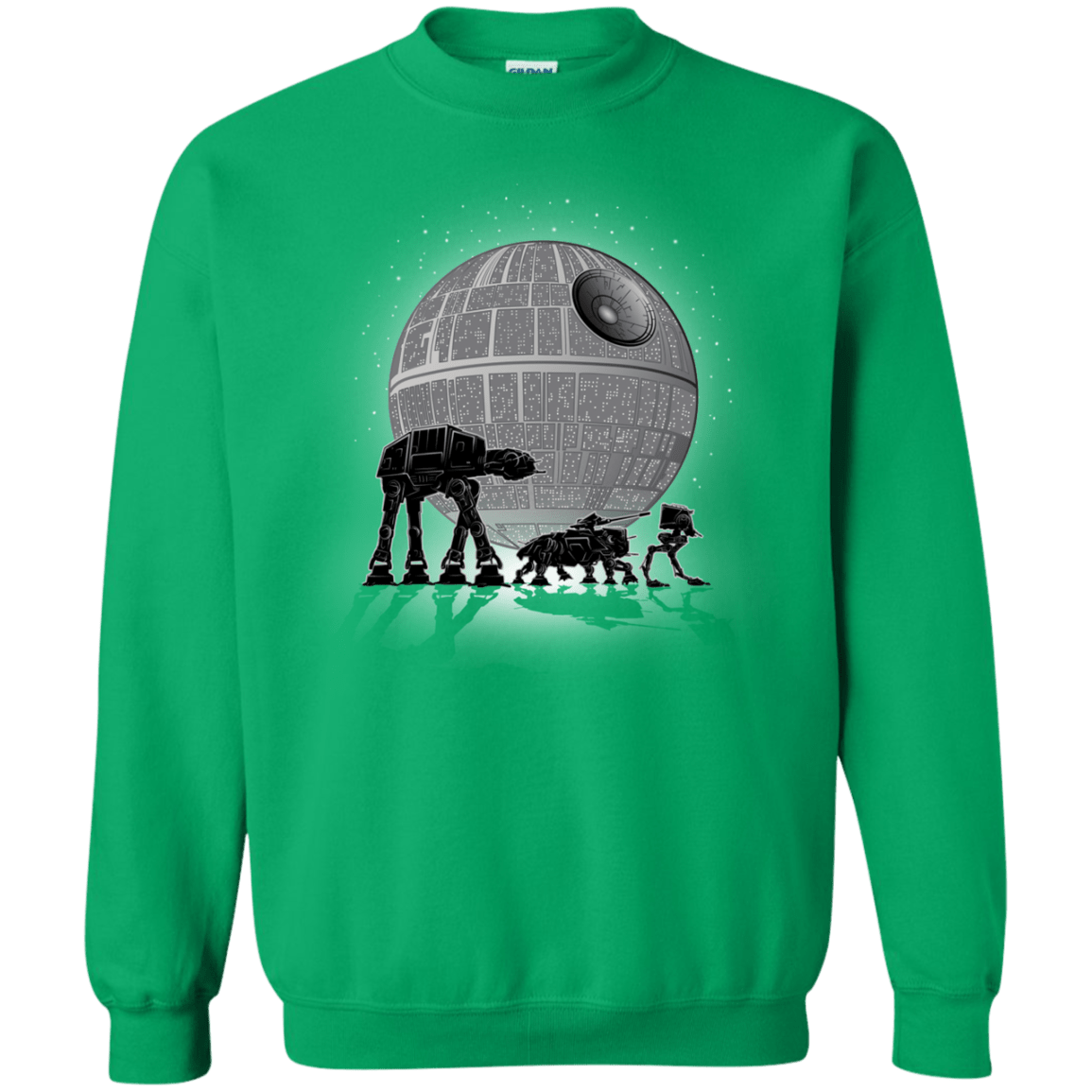 Sweatshirts Irish Green / Small Full Moon Over Empire Crewneck Sweatshirt