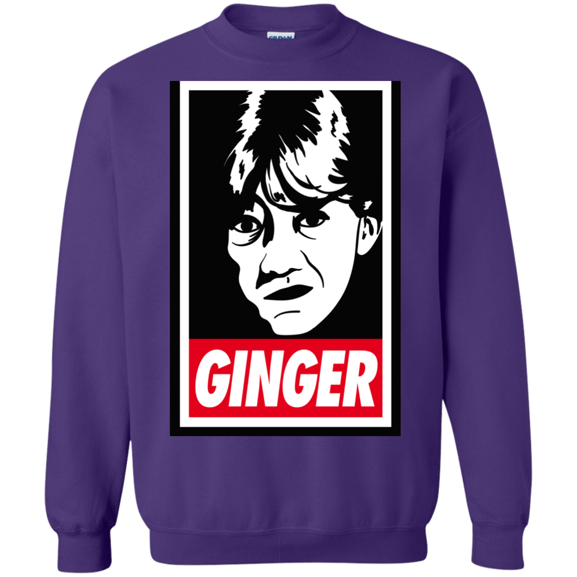 Sweatshirts Purple / Small GINGER Crewneck Sweatshirt