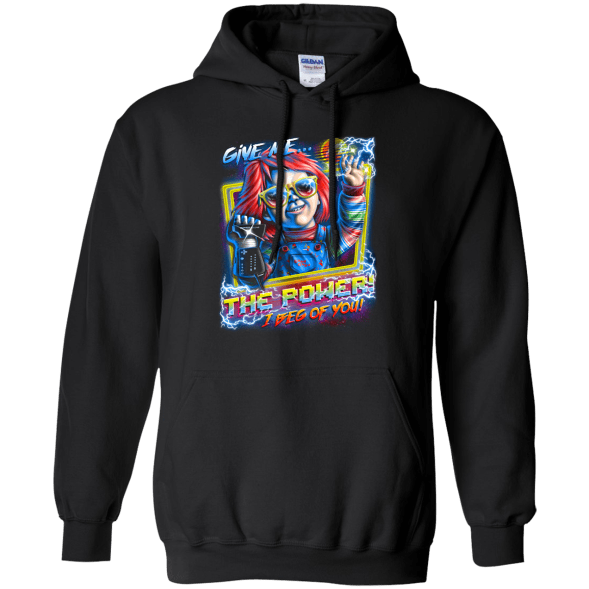 Sweatshirts Black / Small Give me the Power Pullover Hoodie