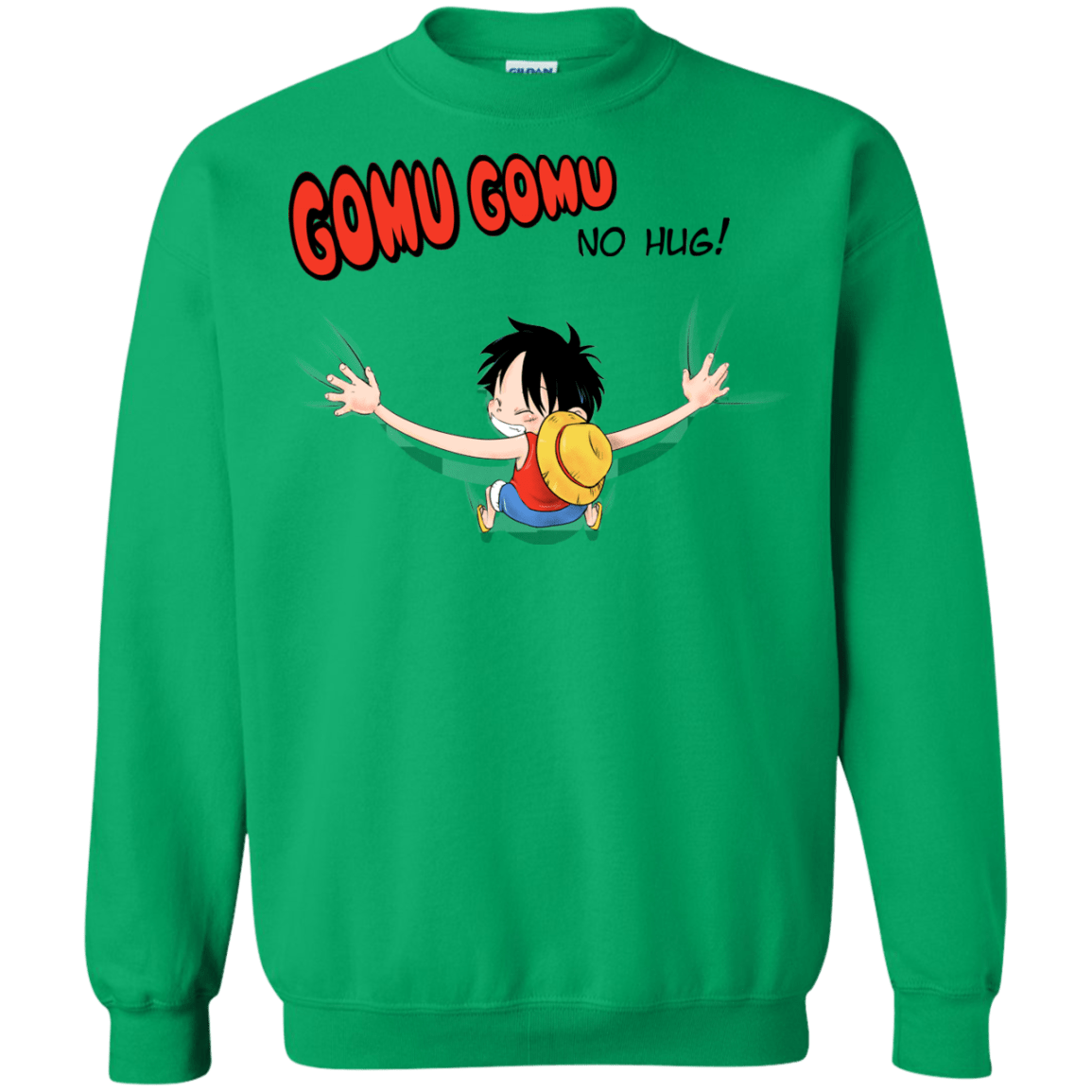 Sweatshirts Irish Green / Small Gomu Gomu no Hug Crewneck Sweatshirt