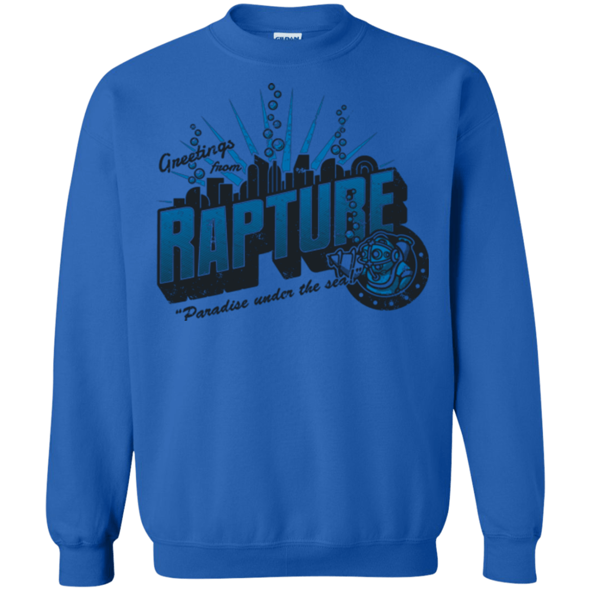Sweatshirts Royal / Small Greetings from Rapture Crewneck Sweatshirt