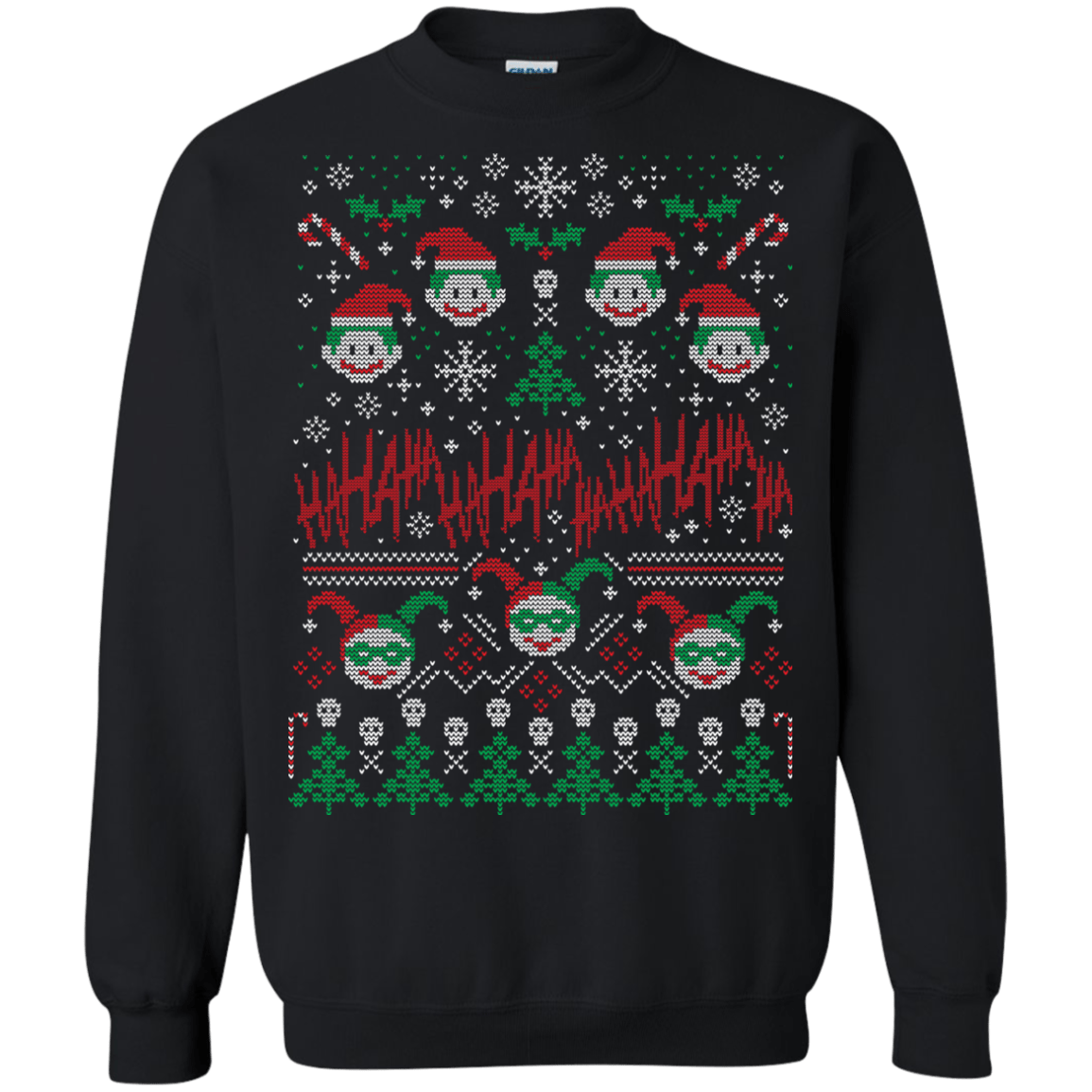 Sweatshirts Black / Small HaHa Holidays Crewneck Sweatshirt