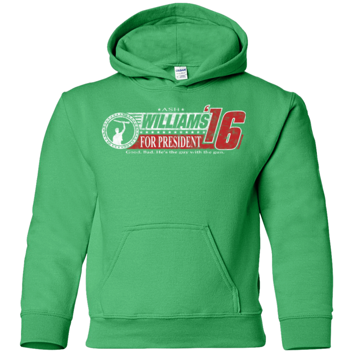 Sweatshirts Irish Green / YS Hail To The Chief Youth Hoodie