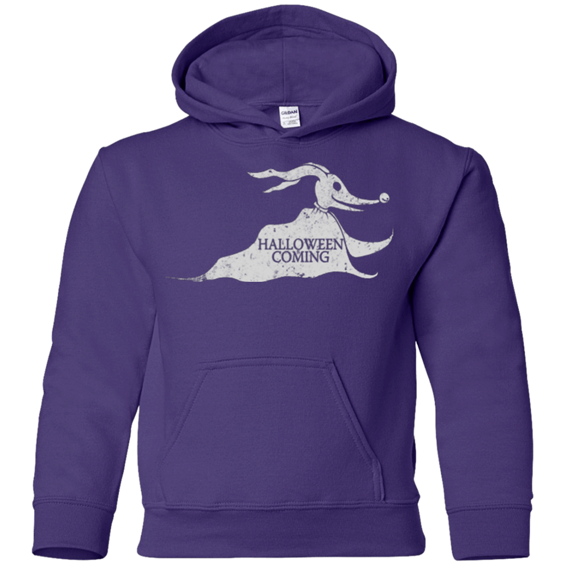 Sweatshirts Purple / YS Halloween Is Coming Youth Hoodie