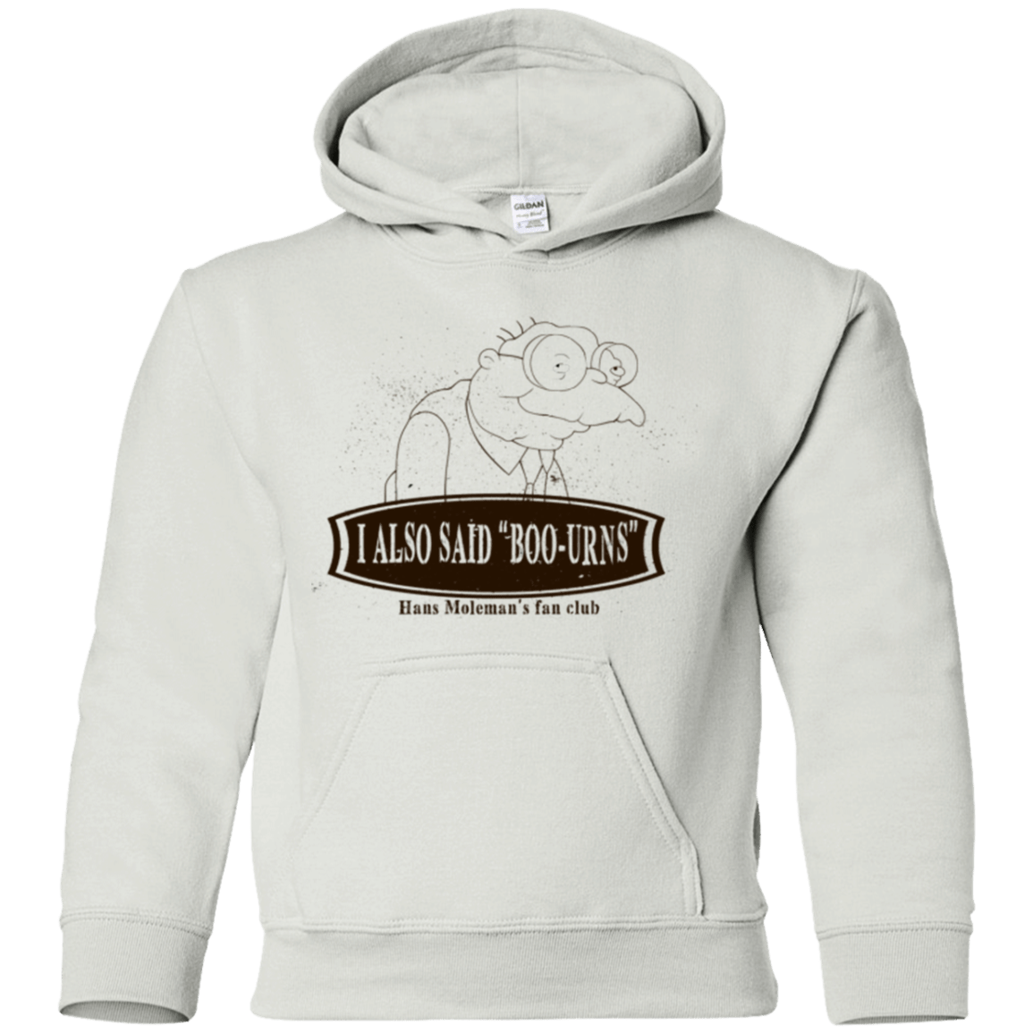Sweatshirts White / YS Hans Moleman Fans Club Youth Hoodie
