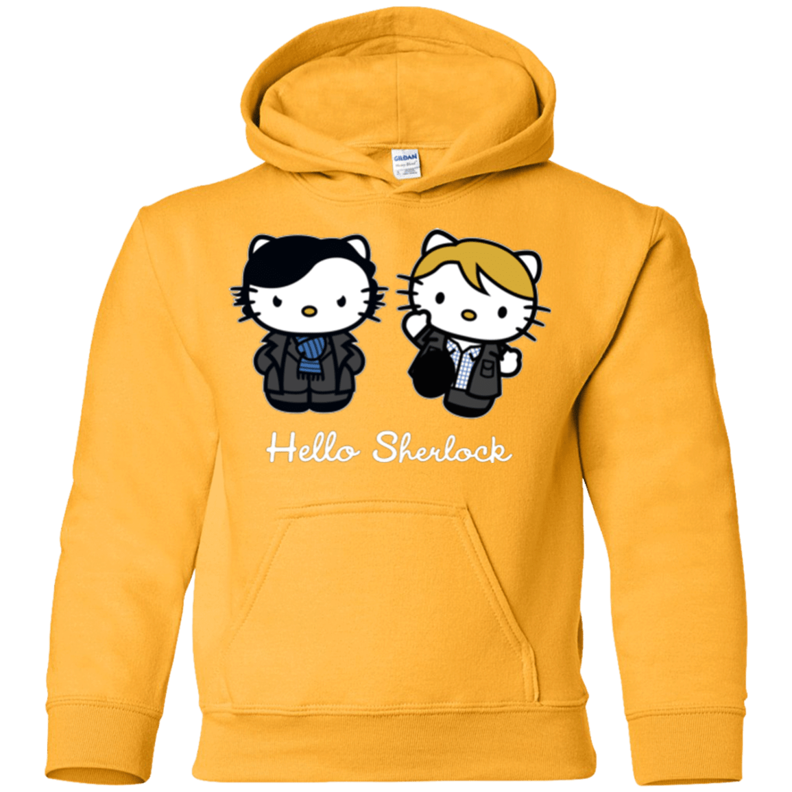 Sweatshirts Gold / YS Hello Sherlock Youth Hoodie