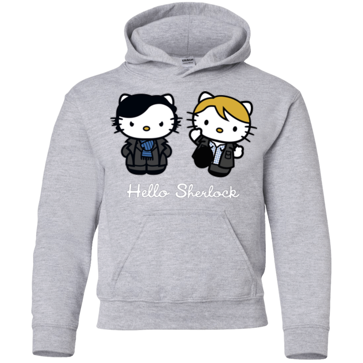 Sweatshirts Sport Grey / YS Hello Sherlock Youth Hoodie