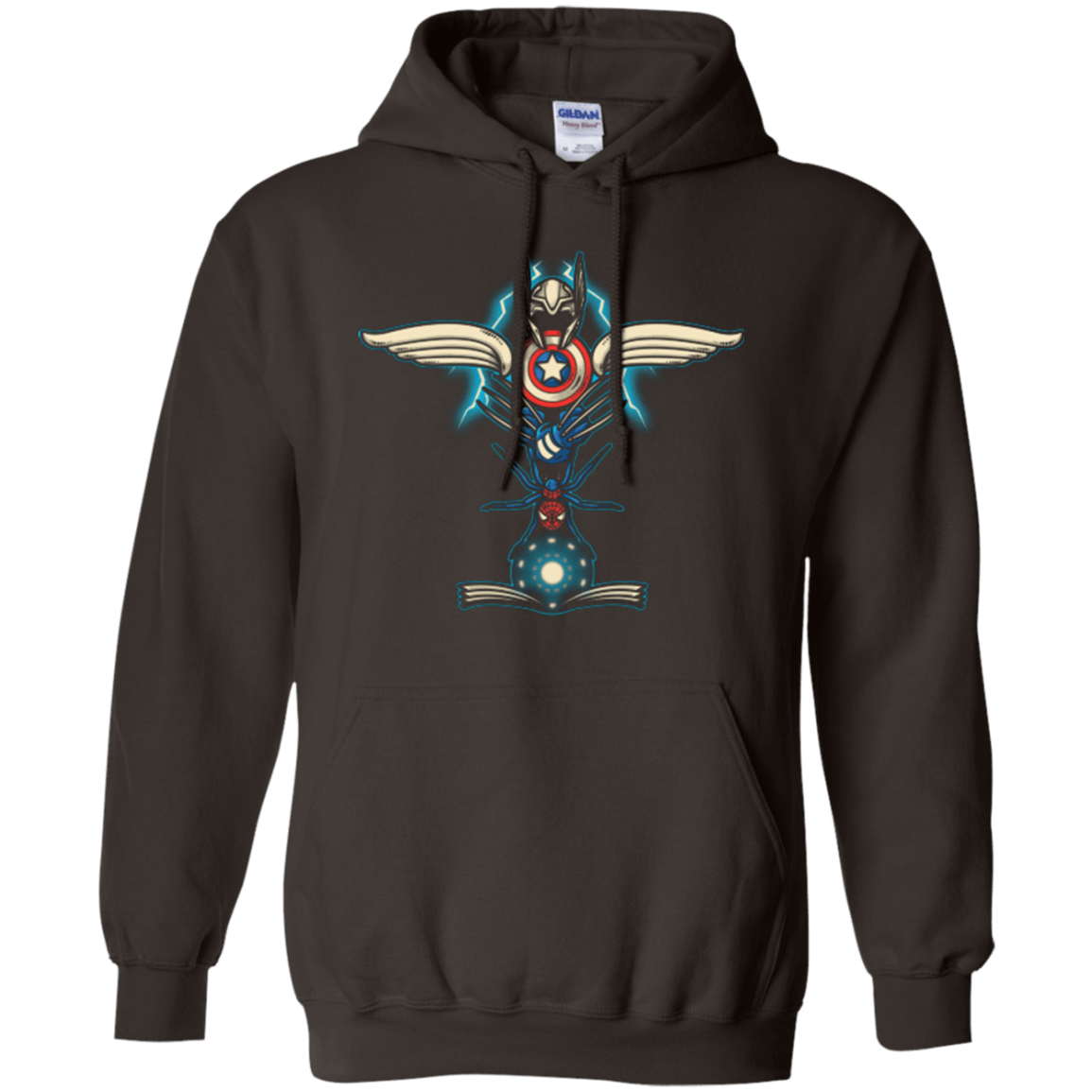 Sweatshirts Dark Chocolate / Small HERO TOTEM Pullover Hoodie