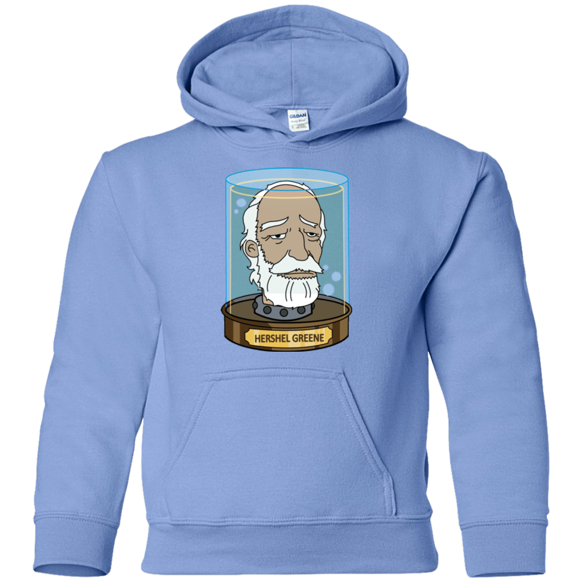 Sweatshirts Carolina Blue / YS Hershel Greene Head Youth Hoodie