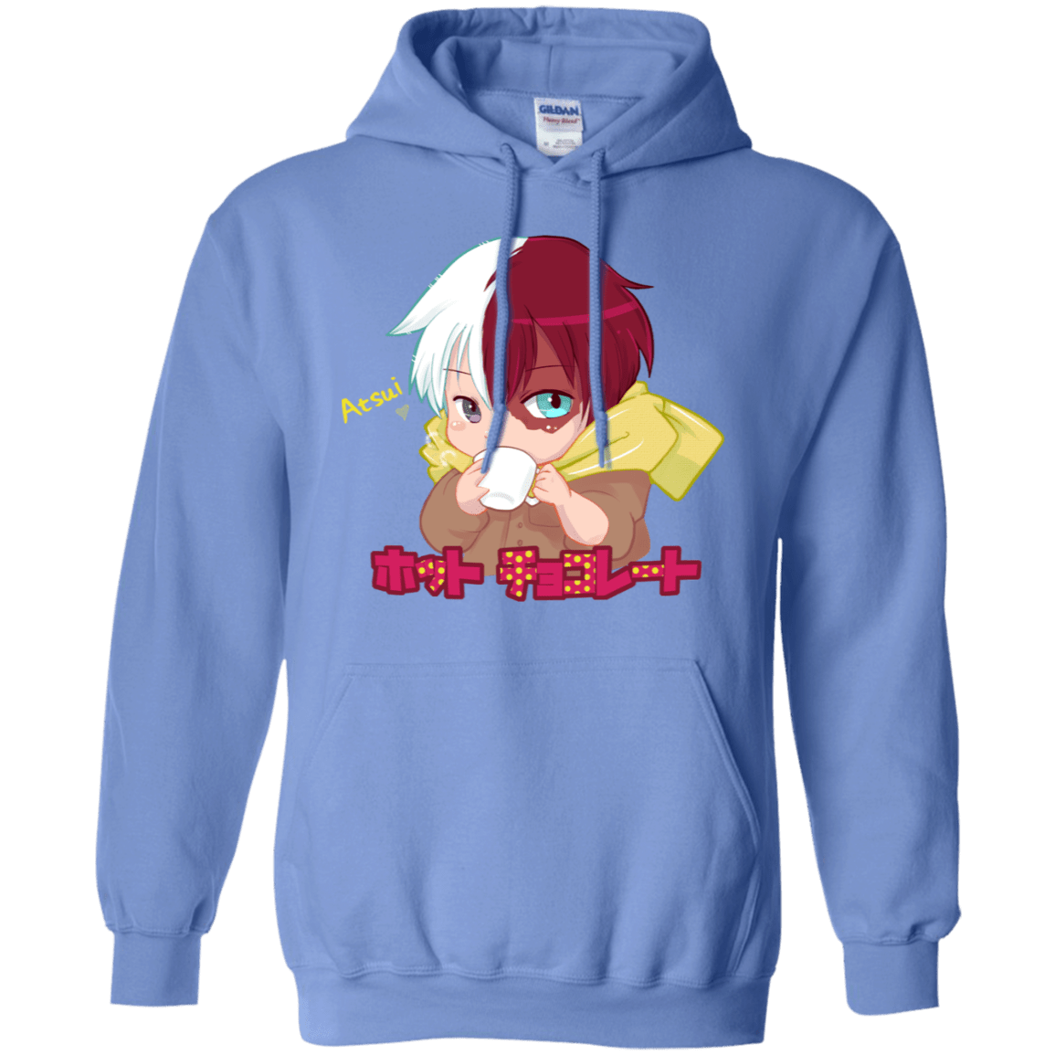 Sweatshirts Carolina Blue / S Hotto Chokoretto Pullover Hoodie