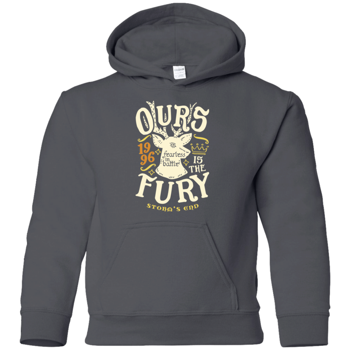 Sweatshirts Charcoal / YS House of Fury Youth Hoodie
