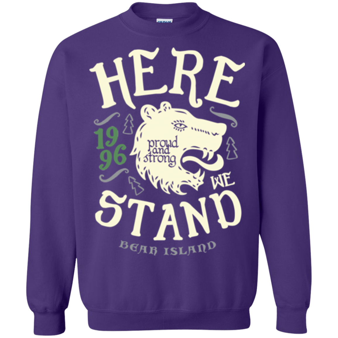 Sweatshirts Purple / Small House of Proud Crewneck Sweatshirt