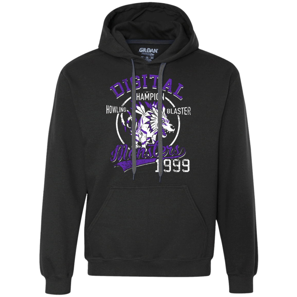 Sweatshirts Black / Small Howling Blaster Premium Fleece Hoodie