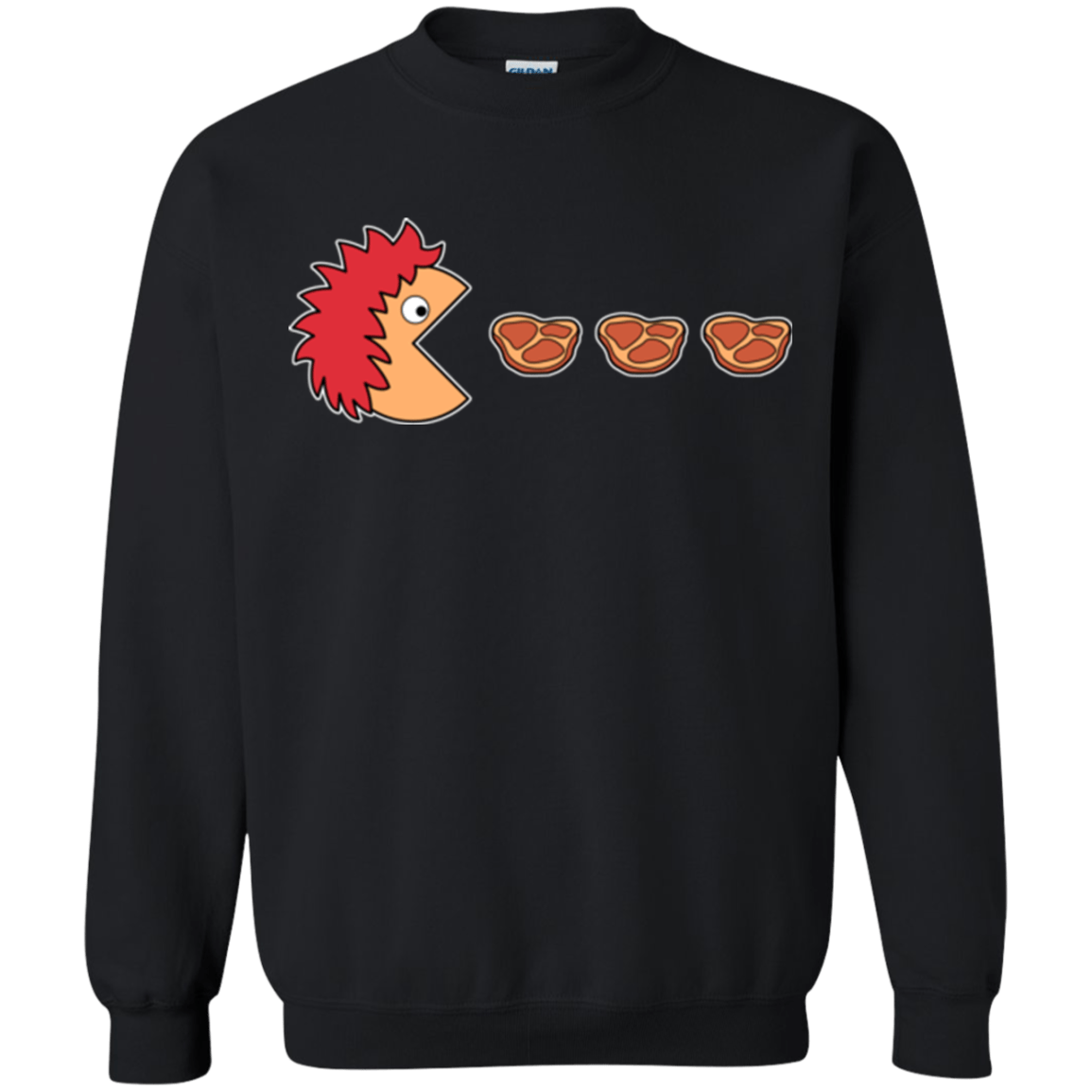 Sweatshirts Black / Small Hungry for ham Crewneck Sweatshirt