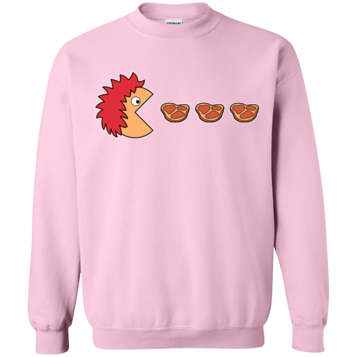 Sweatshirts Light Pink / Small Hungry for ham Crewneck Sweatshirt