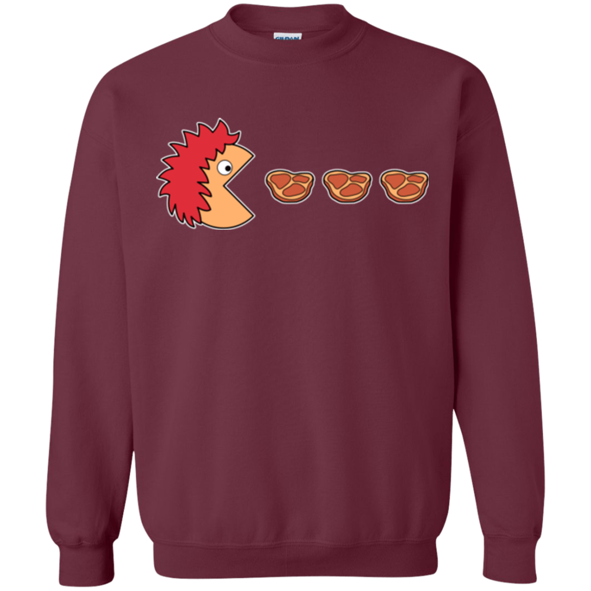 Sweatshirts Maroon / Small Hungry for ham Crewneck Sweatshirt