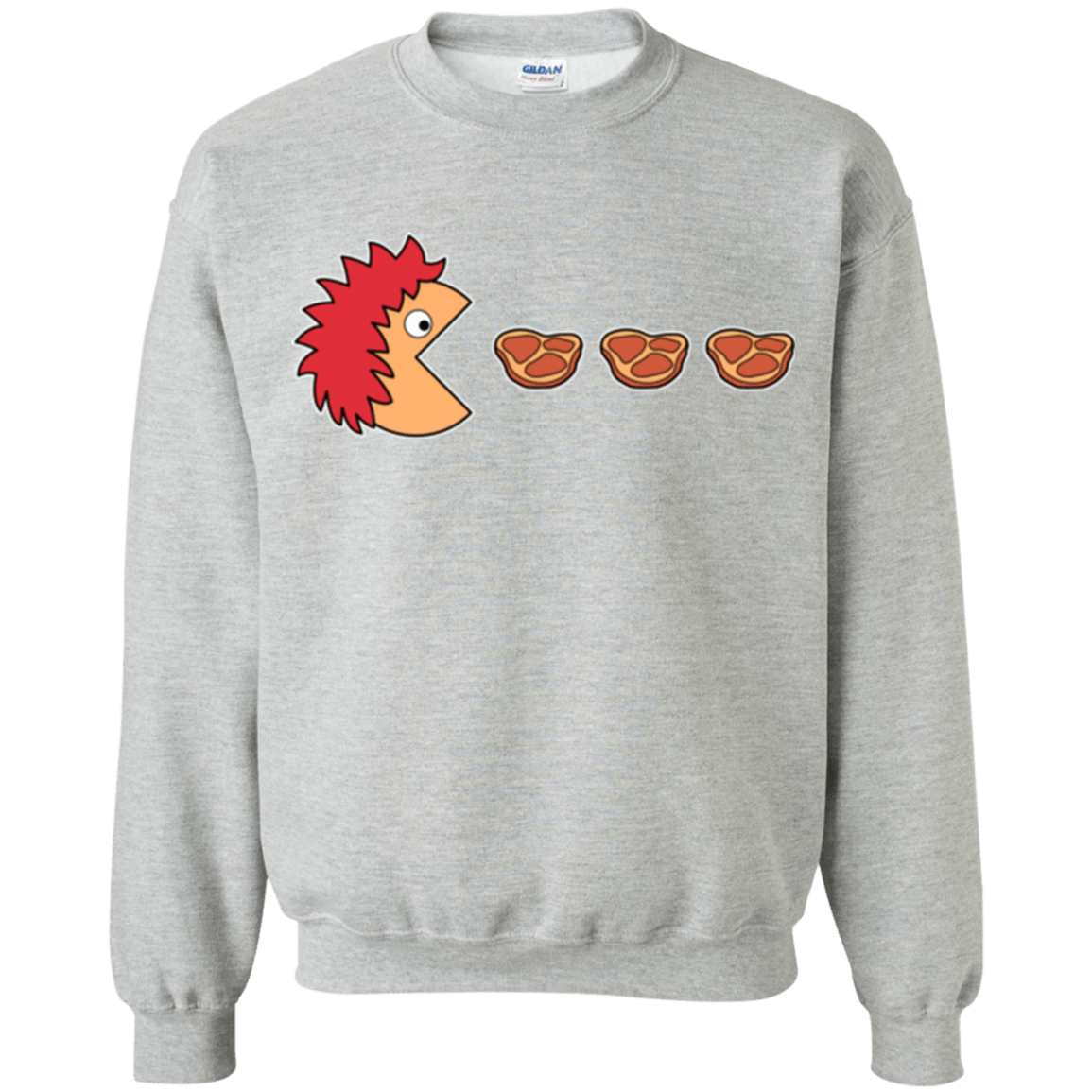Sweatshirts Sport Grey / Small Hungry for ham Crewneck Sweatshirt