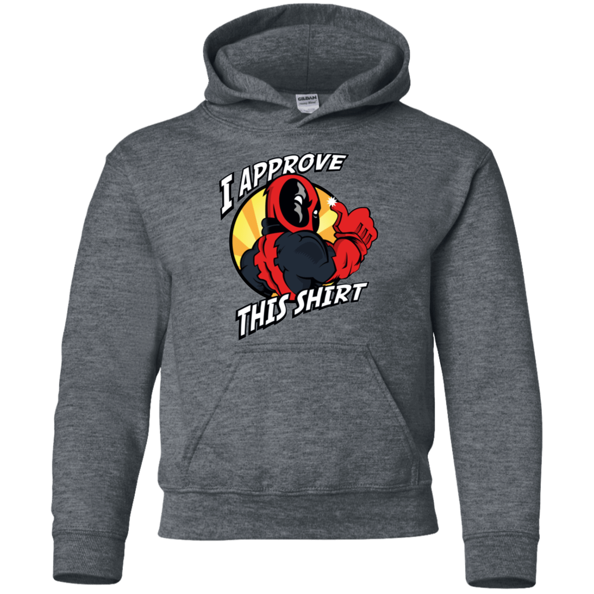 Sweatshirts Dark Heather / YS I Approve This Shirt Youth Hoodie