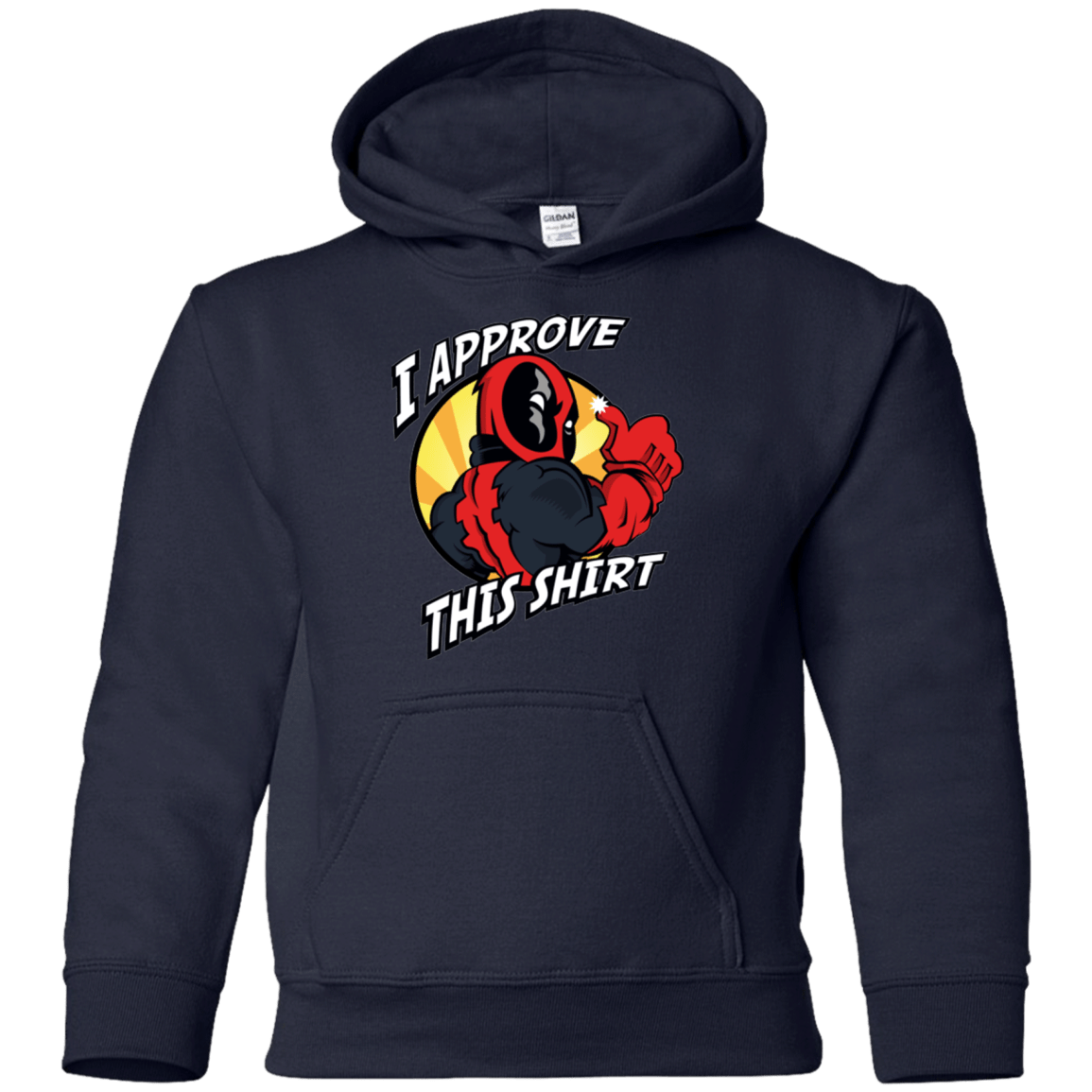 Sweatshirts Navy / YS I Approve This Shirt Youth Hoodie