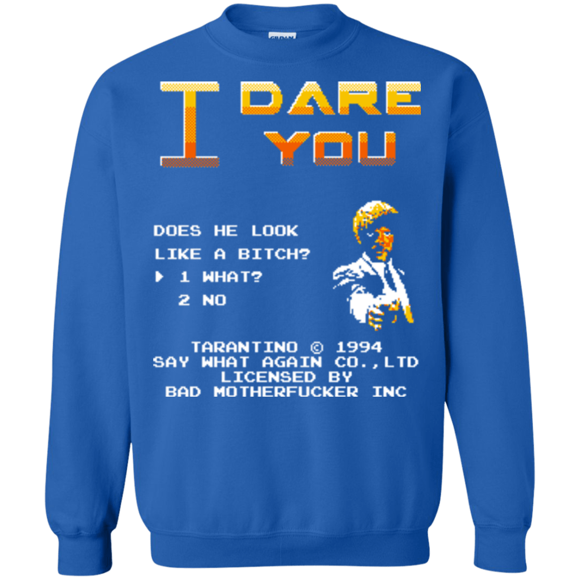 Sweatshirts Royal / Small I Dare you Crewneck Sweatshirt