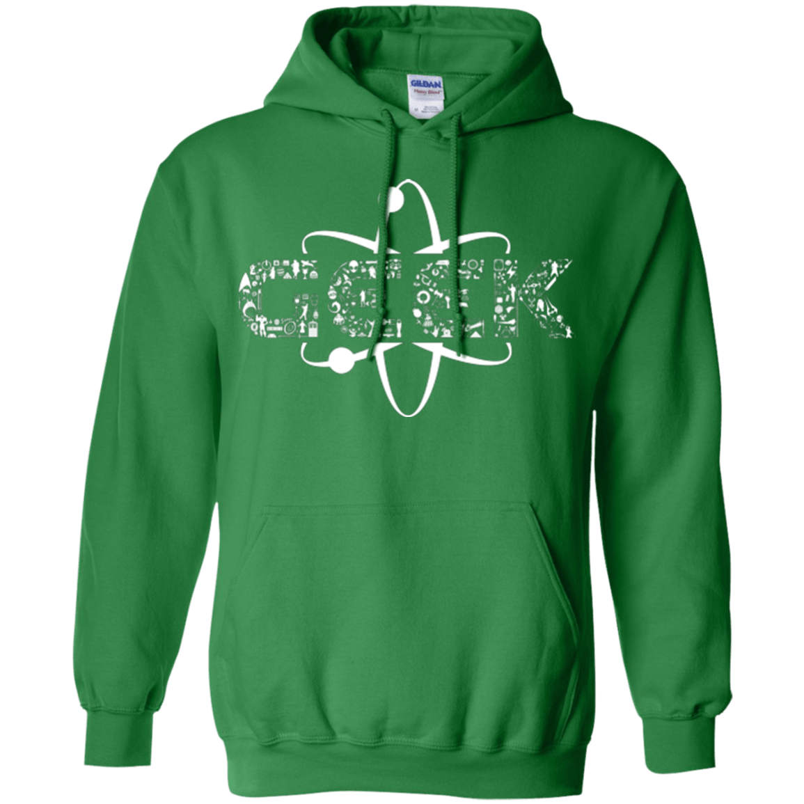 Sweatshirts Irish Green / Small I Geek Pullover Hoodie
